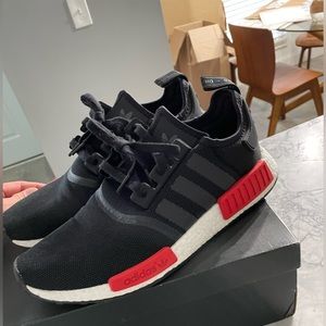 Like new adidas NMD bred OG 11.5 boost shoes men ultra Nike Yeezy black red